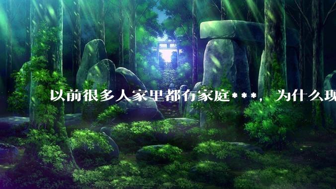 以前很多人家里都有家庭***，为什么现在几乎看不到了？