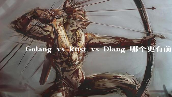 Golang vs Rust vs Dlang 哪个更有前途，哪位大牛这 3 门语言都用过？